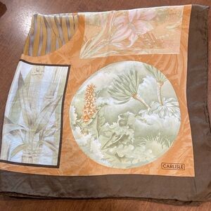 Carlisle Jungle themed silk scarf